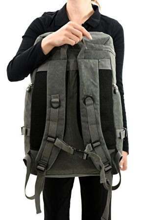 Unisex Dağcı Çantası Kamp Çantası Seyahat Çantası Hafif Klinkır Kumaş Outdoor Çanta 50*30 Cm