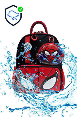 Anaokulu Sırt Çantası Spiderman Benzeri Erkek Çocuk Kreş Çantası 33*25 Cm Ortopedik Örümcek Adam