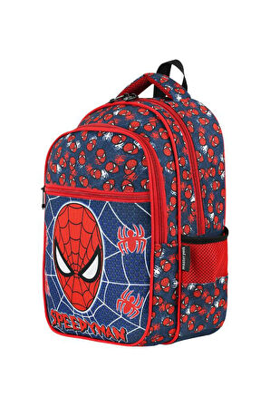 İlkokul Çantası Örümcek Adam 2'li Set 40*30 Cm Beslenme Çantası Ortopedik Sırt Çantası Erkek Çocuk