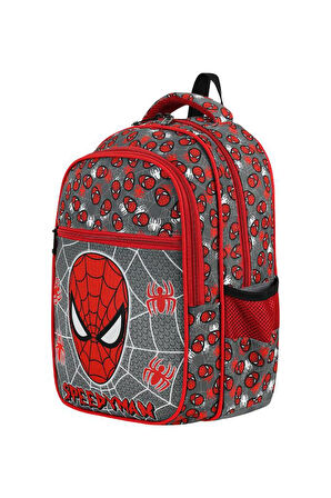 İlkokul Çantası Örümcek Adam 2'li Set 40*30 Cm Beslenme Çantası Ortopedik Sırt Çantası Erkek Çocuk