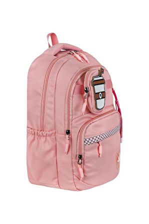 Unisex Lise Sırt Çantası Ortaokul Sırt Çantası 45*32 Cm Anahtarlık Cüzdan Hediyeli 
