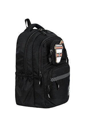 Unisex Lise Sırt Çantası Ortaokul Sırt Çantası 45*32 Cm Anahtarlık Cüzdan Hediyeli 