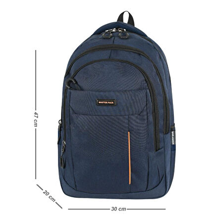 Unisex Okul Sırt Çantası Lise-Ortaokul Sırt Çantası 47*30 Cm Kalın Su İtici Kumaş 