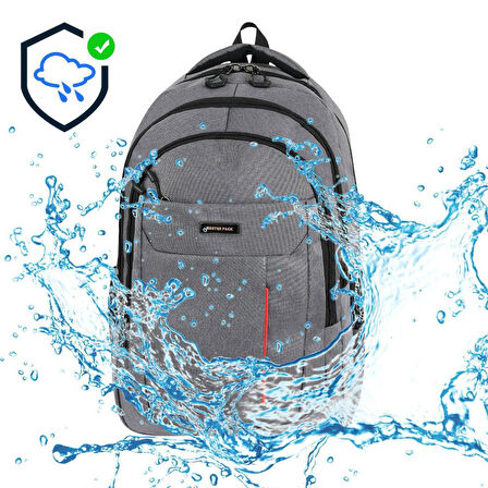 Unisex Okul Sırt Çantası Lise-Ortaokul Sırt Çantası 47*30 Cm Kalın Su İtici Kumaş 