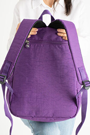 Unisex Okul Çantası Klinkır Kumaş Sırt Çantası Çok Cepli Hafif Yağmur Geçirmez 42*30 Cm 