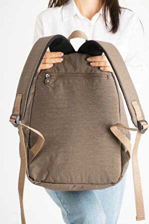 Unisex Okul Çantası Klinkır Kumaş Sırt Çantası Çok Cepli Hafif Yağmur Geçirmez 42*30 Cm 