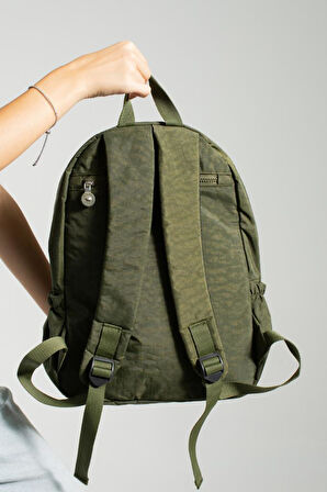 Unisex Okul Çantası Klinkır Kumaş Günlük Sırt Çantası 40*30 Cm Çok Cepli Hafif Yağmur Geçirmez 