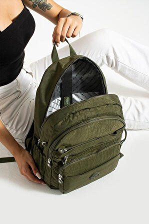 Unisex Okul Çantası Su İtici Hafif Klinkır Kumaş Günlük Sırt Çantası 40*30 Cm Lise Ortaokul Çantası