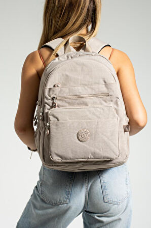 Unisex Okul Çantası Su İtici Hafif Klinkır Kumaş Günlük Sırt Çantası 40*30 Cm Lise Ortaokul Çantası