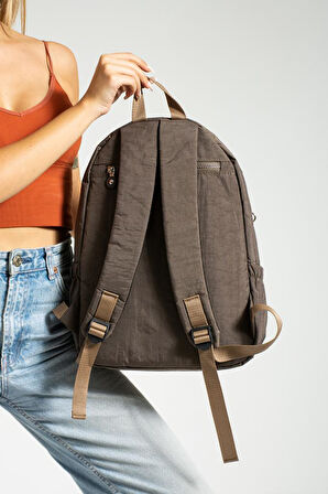 Unisex Okul Çantası Su İtici Hafif Klinkır Kumaş Günlük Sırt Çantası 40*30 Cm Lise Ortaokul Çantası