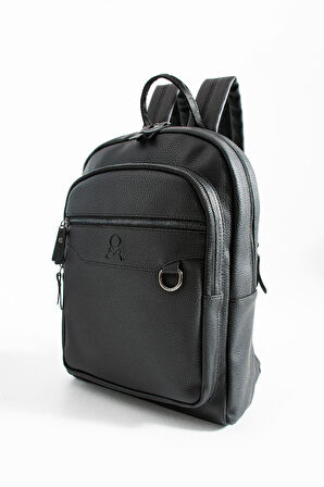 Unisex Sırt Çantası 38*24 Cm Suni Deri Laptop Bölmeli Business Evrak Çantası Mega Bag