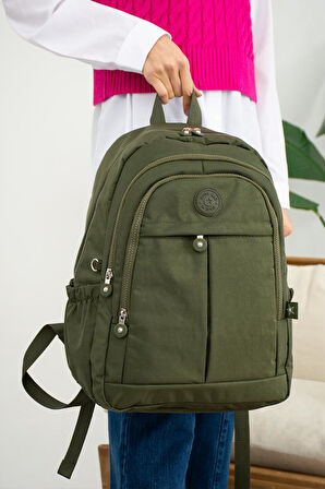 Unisex Okul Çantası Günlük Sırt Çantası 40*30 Cm Lise Ortaokul Çantası Hafif Yağmur Geçirmez Kumaş