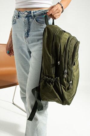 Unisex Okul Çantası Günlük Sırt Çantası 40*30 Cm Lise Ortaokul Çantası Hafif Yağmur Geçirmez Kumaş