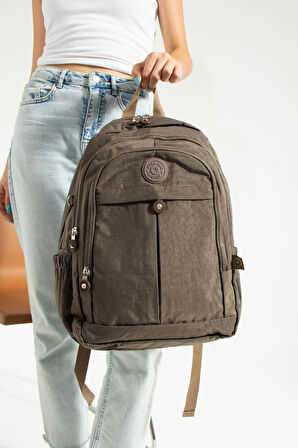 Unisex Okul Çantası Günlük Sırt Çantası 40*30 Cm Lise Ortaokul Çantası Hafif Yağmur Geçirmez Kumaş