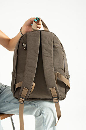 Unisex Okul Çantası Günlük Sırt Çantası 40*30 Cm Lise Ortaokul Çantası Hafif Yağmur Geçirmez Kumaş