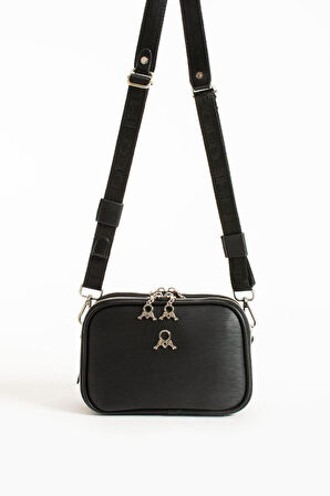 Çapraz Askılı Kadın Omuz Çantası 25*15 Cm Vegan Deri Mega Bag Postacı Çanta Suni Deri 