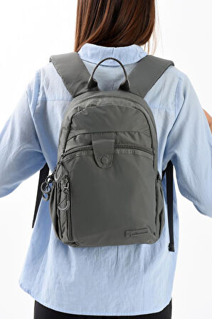 Unisex Sırt Çantası Paraşüt Kumaş Hafif Çok Cepli Yağmur İtici Kumaş 32*22 Cm 571 Collection