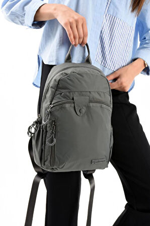 Unisex Sırt Çantası Paraşüt Kumaş Hafif Çok Cepli Yağmur İtici Kumaş 32*22 Cm 571 Collection