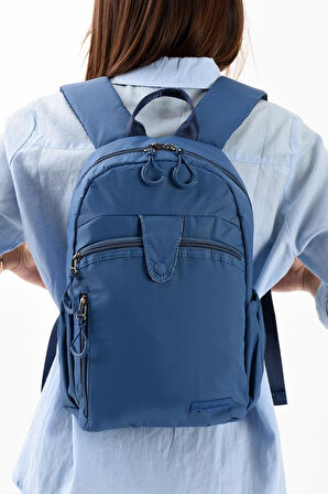 Unisex Sırt Çantası Paraşüt Kumaş Hafif Çok Cepli Yağmur İtici Kumaş 32*22 Cm 571 Collection
