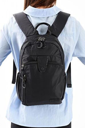 Unisex Sırt Çantası Paraşüt Kumaş Hafif Çok Cepli Yağmur İtici Kumaş 32*22 Cm 571 Collection