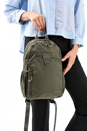 Unisex Sırt Çantası Paraşüt Kumaş Hafif Çok Cepli Yağmur İtici Kumaş 32*22 Cm 571 Collection