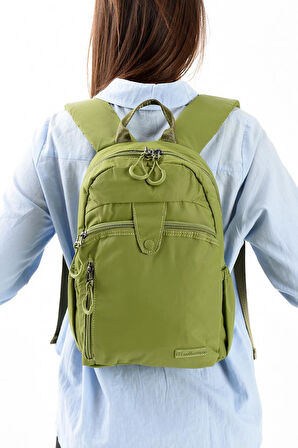 Unisex Sırt Çantası Paraşüt Kumaş Hafif Çok Cepli Yağmur İtici Kumaş 32*22 Cm 571 Collection