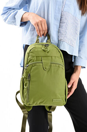 Unisex Sırt Çantası Paraşüt Kumaş Hafif Çok Cepli Yağmur İtici Kumaş 32*22 Cm 571 Collection