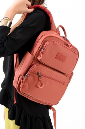 Unisex Sırt Çantası Paraşüt Kumaş Hafif Çok Cepli Yağmur İtici Kumaş 34*24 Cm 571 Collection