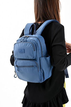 Unisex Sırt Çantası Paraşüt Kumaş Hafif Çok Cepli Yağmur İtici Kumaş 34*24 Cm 571 Collection