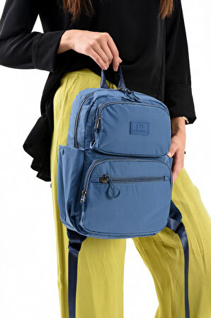 Unisex Sırt Çantası Paraşüt Kumaş Hafif Çok Cepli Yağmur İtici Kumaş 34*24 Cm 571 Collection