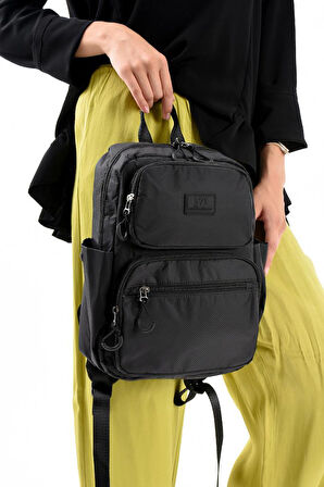 Unisex Sırt Çantası Paraşüt Kumaş Hafif Çok Cepli Yağmur İtici Kumaş 34*24 Cm 571 Collection