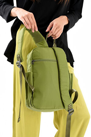 Unisex Sırt Çantası Paraşüt Kumaş Hafif Çok Cepli Yağmur İtici Kumaş 34*24 Cm 571 Collection