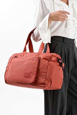 Unisex Kabin Boy Çapraz Askılı Omuz Çantası Seyehat Spor Çantası Hafif Paraşüt Kumaş 43*35 Cm