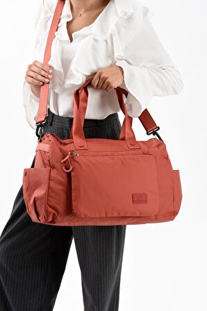 Unisex Kabin Boy Çapraz Askılı Omuz Çantası Seyehat Spor Çantası Hafif Paraşüt Kumaş 43*35 Cm