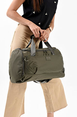 Unisex Kabin Boy Çapraz Askılı Omuz Çantası Seyehat Spor Çantası Hafif Paraşüt Kumaş 44*29 Cm