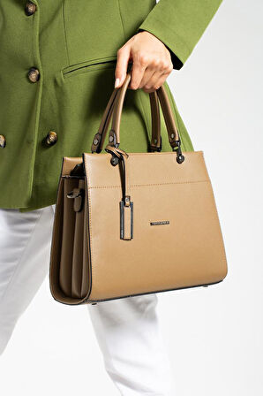 Kadın Omuz Çantası 30*25 Cm Kutu Model Çapraz Askılı Postacı Çanta Mega Çanta Business Kol Çantası