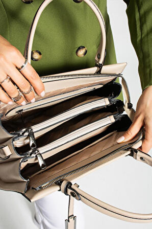 Kadın Omuz Çantası 30*25 Cm Kutu Model Çapraz Askılı Postacı Çanta Mega Çanta Business Kol Çantası