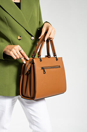 Kadın Omuz Çantası 30*25 Cm Kutu Model Çapraz Askılı Postacı Çanta Mega Çanta Business Kol Çantası