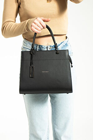  Business Kol Çantası Kadın Omuz Çantası 30*25 Cm Kutu Model Çapraz Askılı Postacı Çanta Mega Çanta