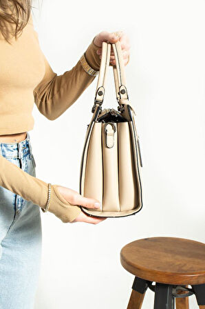  Business Kol Çantası Kadın Omuz Çantası 30*25 Cm Kutu Model Çapraz Askılı Postacı Çanta Mega Çanta