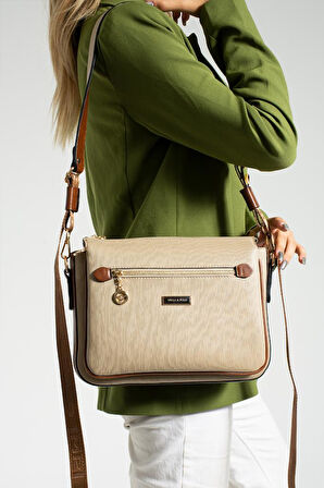 Kadın Postacı Çanta 27*20 Cm Çapraz Askılı Omuz Çantası Suni Deri Ayarlanabilir Askı