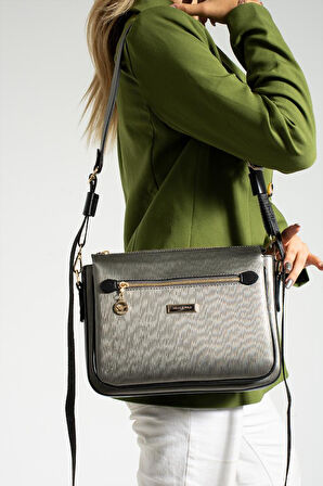 Kadın Postacı Çanta 27*20 Cm Çapraz Askılı Omuz Çantası Suni Deri Ayarlanabilir Askı