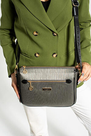 Kadın Postacı Çanta 27*20 Cm Çapraz Askılı Omuz Çantası Suni Deri Ayarlanabilir Askı