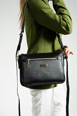 Kadın Postacı Çanta 27*20 Cm Çapraz Askılı Omuz Çantası Suni Deri Ayarlanabilir Askı