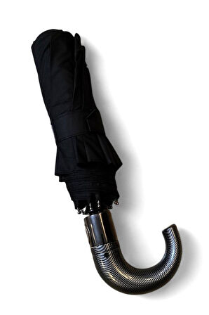 10 Telli Full Otomatik Baston Saplı Şemsiye 95 Cm Çap 33 Cm Kapalı Boyut Çanta Boy Çelik Telli