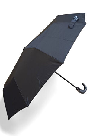 10 Telli Full Otomatik Baston Saplı Şemsiye 95 Cm Çap 33 Cm Kapalı Boyut Çanta Boy Çelik Telli