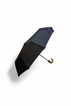 10 Telli Full Otomatik Baston Saplı Şemsiye 95 Cm Çap 33 Cm Kapalı Boyut Çanta Boy Çelik Telli
