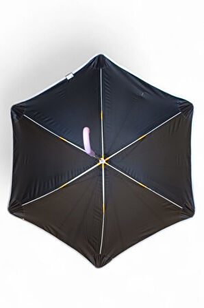Kız Çocuk Baston Şemsiye Reflektörlü Karakter Desenli Boyu 70 Cm Çapı 80 Cm 6 Telli İsim Etiketli