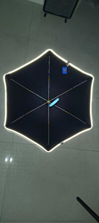 Kız Çocuk Baston Şemsiye Reflektörlü Karakter Desenli Boyu 70 Cm Çapı 80 Cm 6 Telli İsim Etiketli