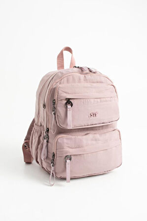 Kadın Sırt Çantası Ultra Hafif Poliamid Kumaş Su Geçirmez Çok Cepli Günlük Sırt Çantası 35*25 Cm 